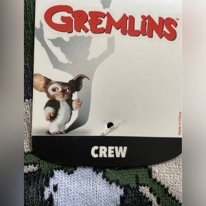 4 pairs of Gremlins crew socks Size 10-13